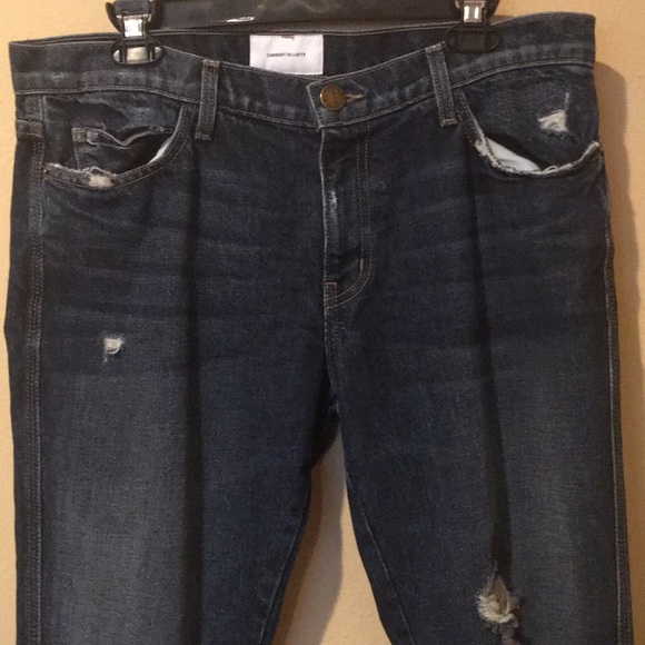 NWOT CURRENT/ ELLIOTT THE CROPPED STRAIGHT jeans - Picture 6 of 6